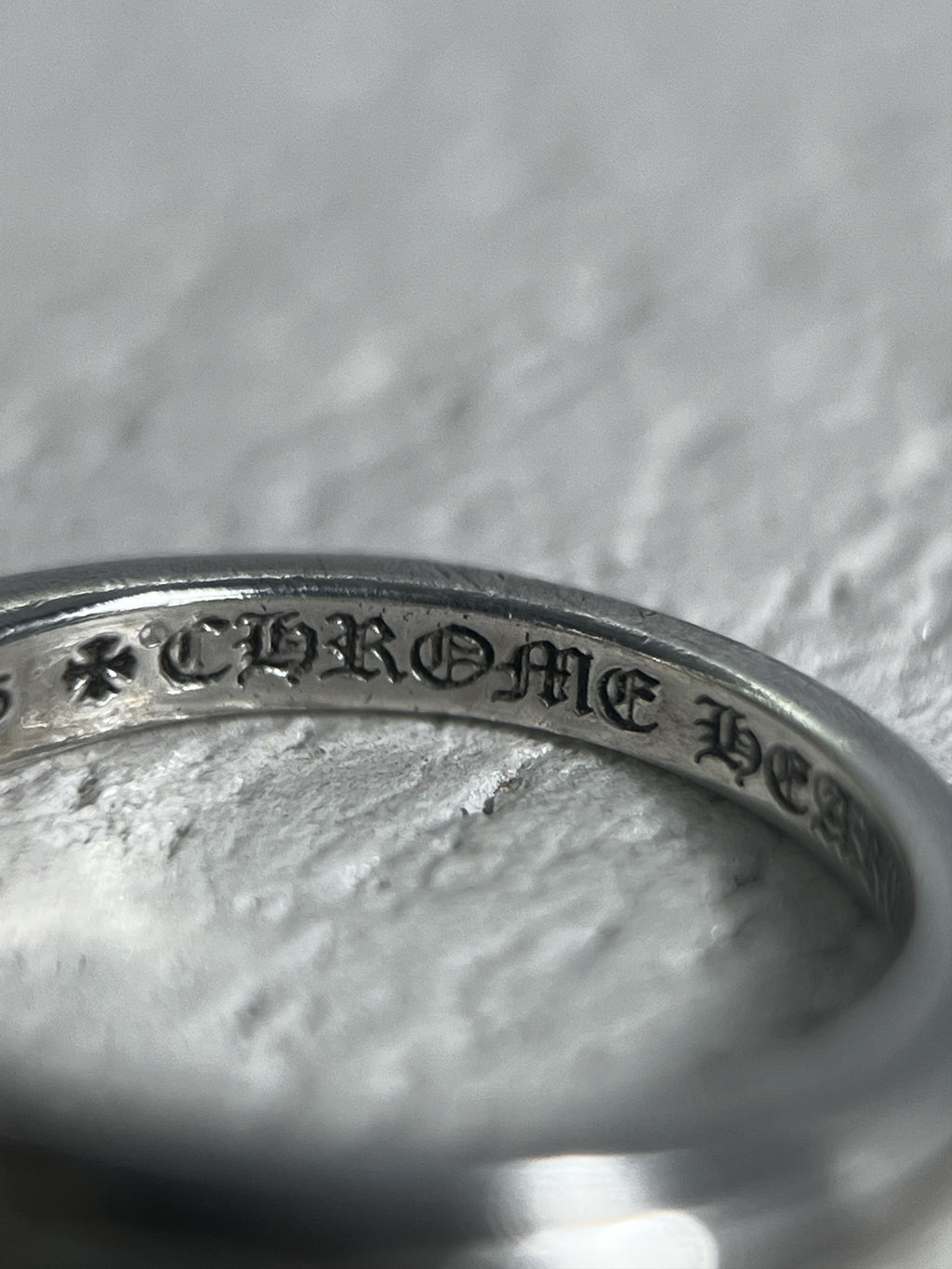 Chrome Hearts Baby Dagger Diamond Ring US5.5