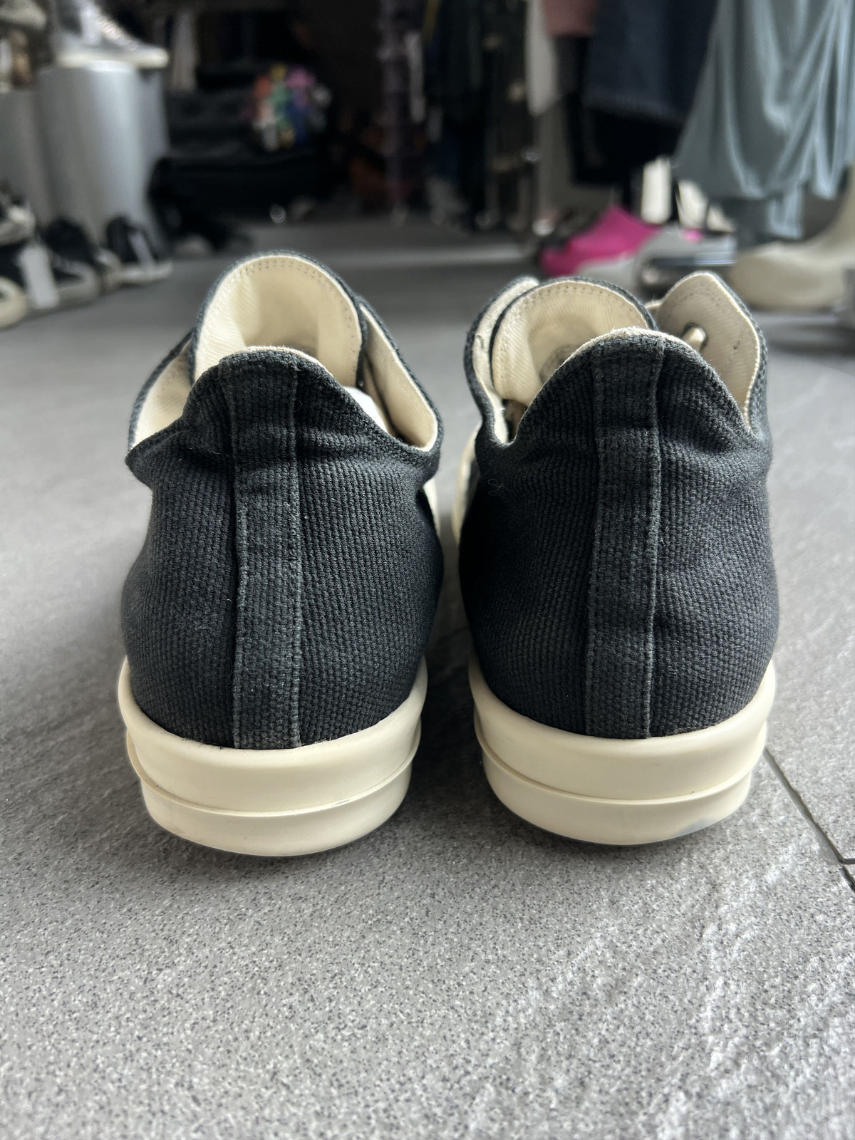 Rick Owens DRKSHDW Taped Ramones Low Sneakers EU40