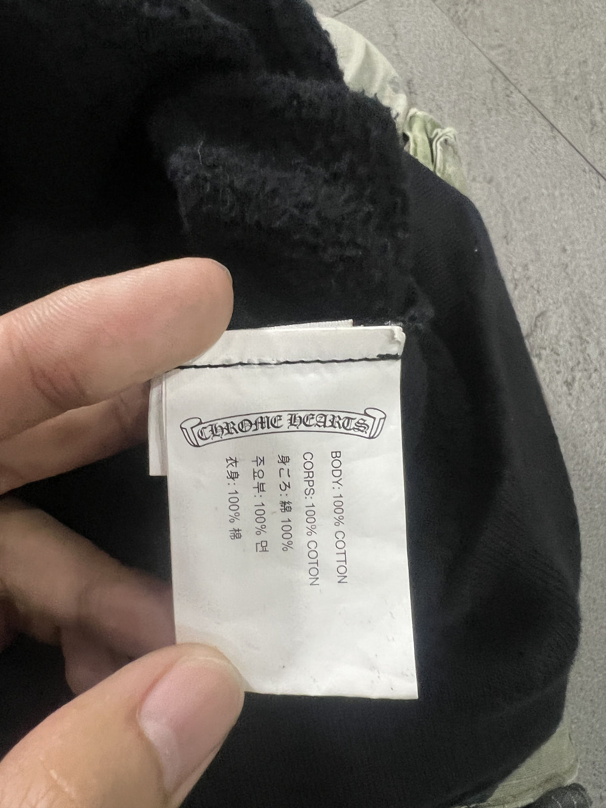 Chrome Hearts Foti Zip Hoodie Skull Wings Black L