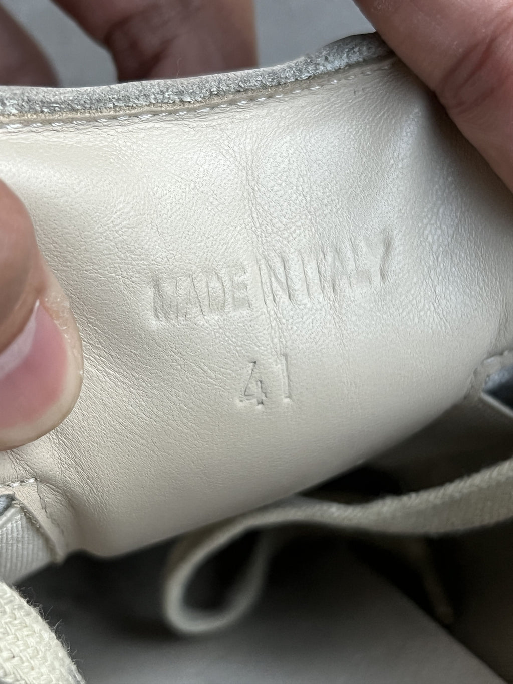 Maison Margiela Replica GAT White Grey Sneakers 41