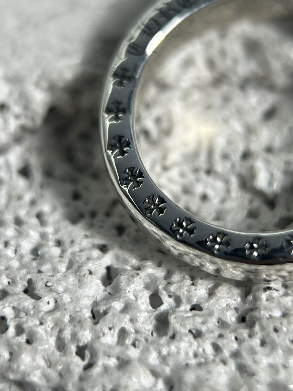 Chrome Hearts Triple Spike Ring Sterling Silver