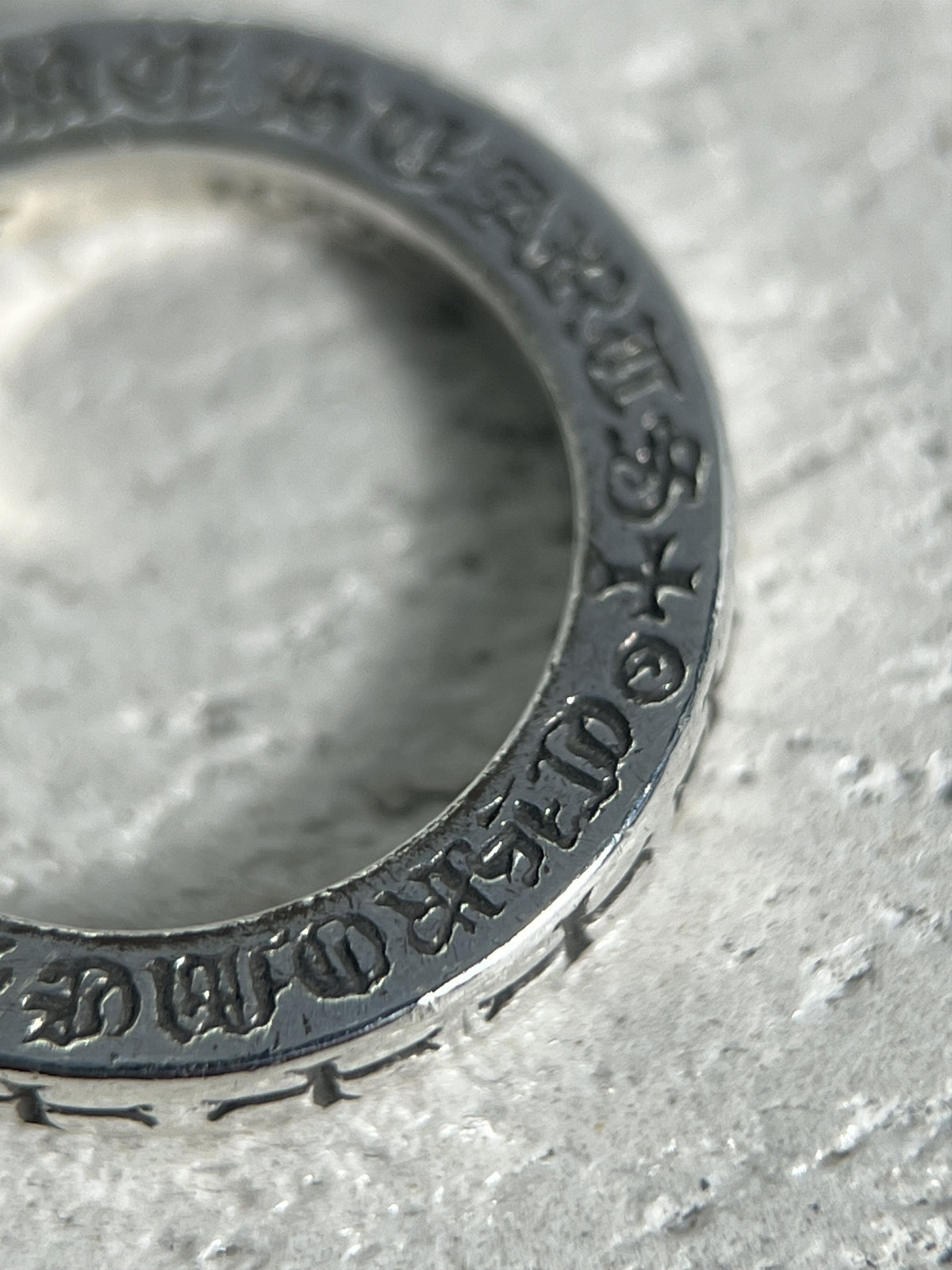 Chrome Hearts Spacer Ring Silver US4 47MM