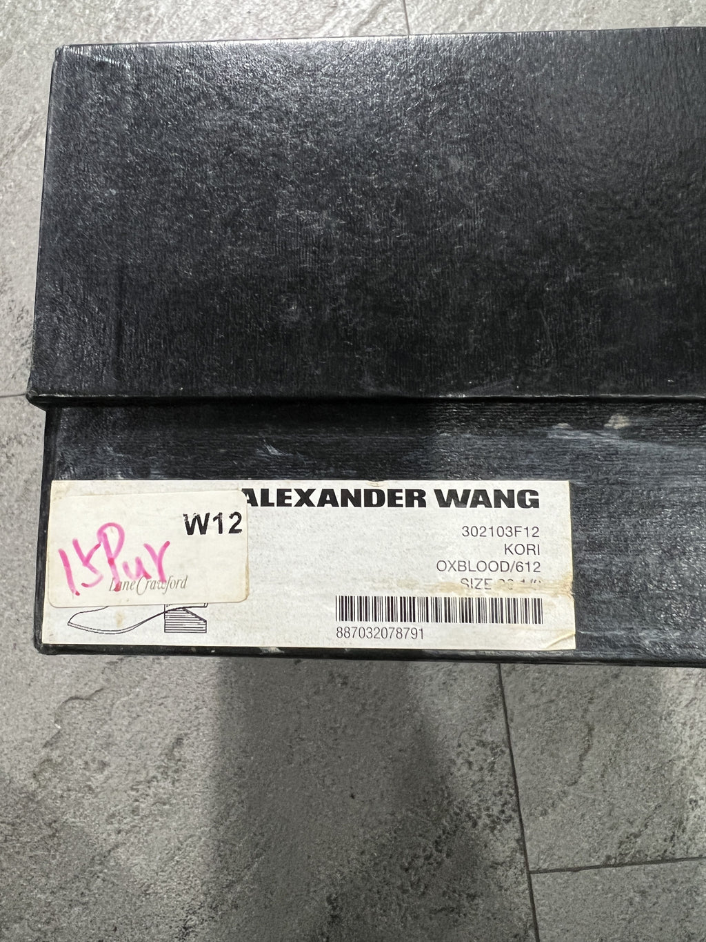 Alexander Wang Kori Oxblood Leather Boots 36.5
