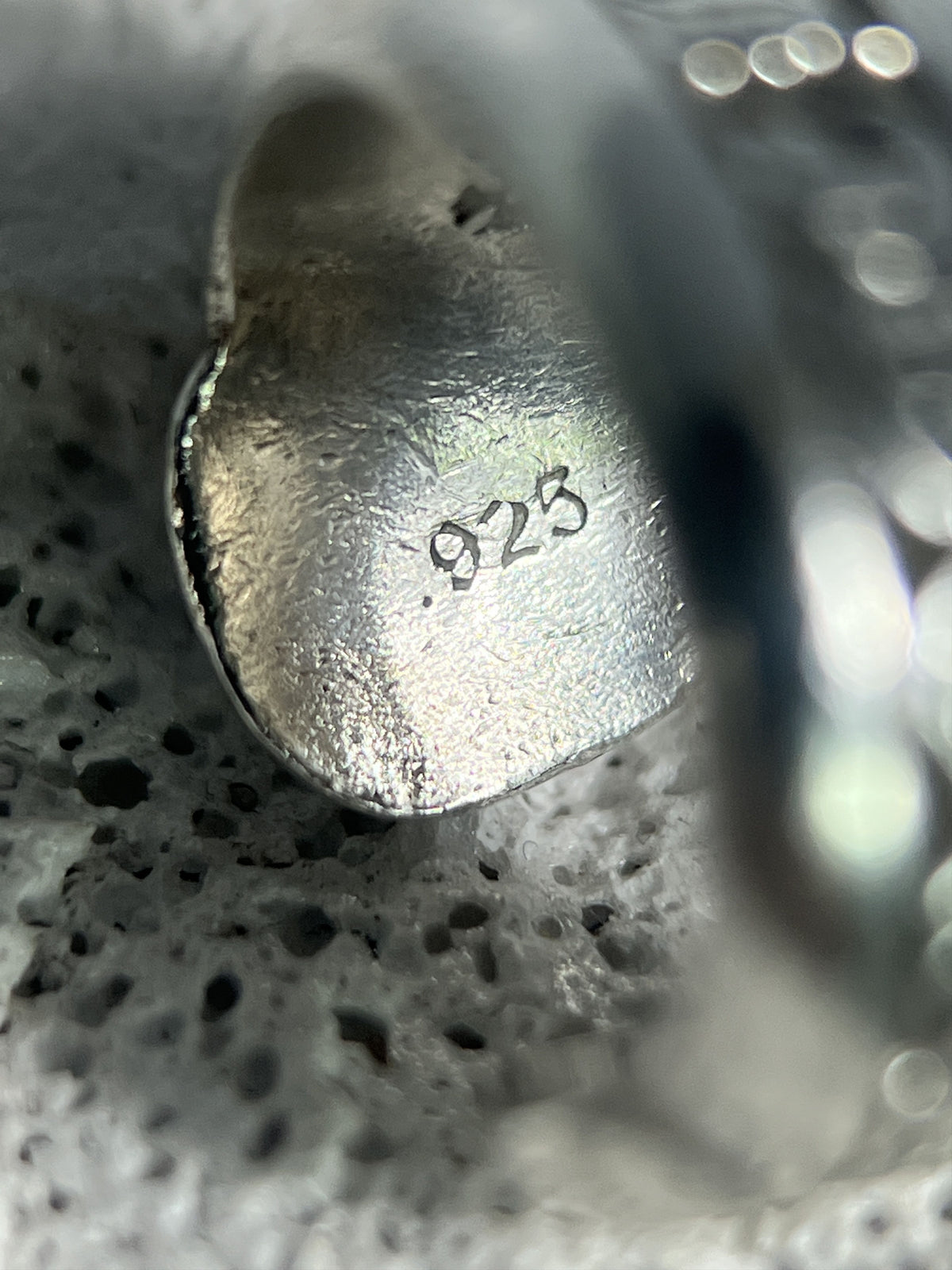 Chrome Hearts Scroll Band Ring .925 Silver Size US3 / MM44