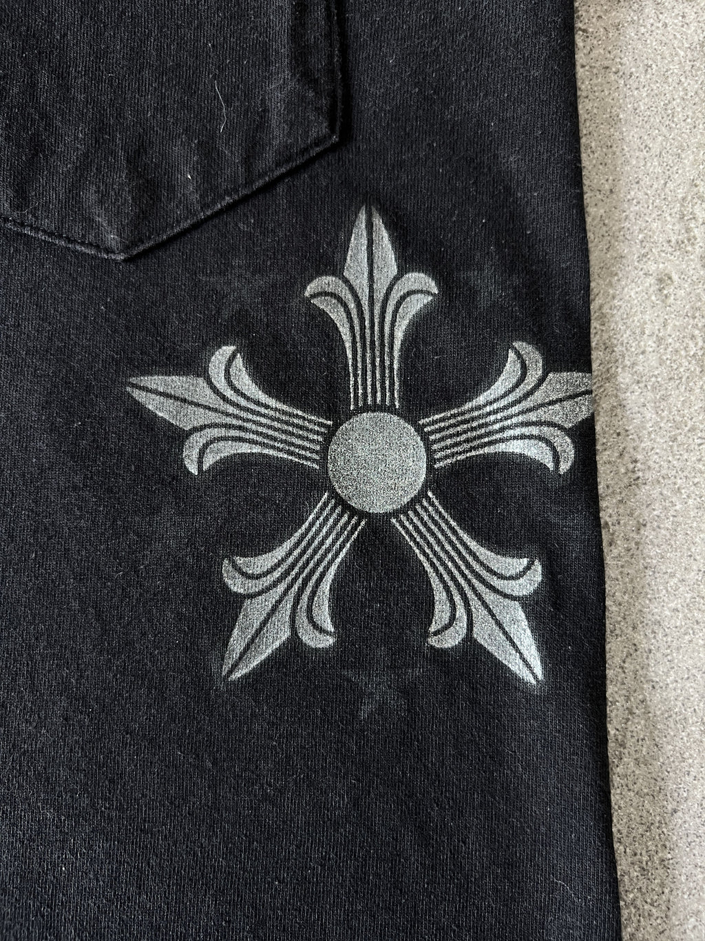 Chrome Hearts Cross Star Tee Black Small