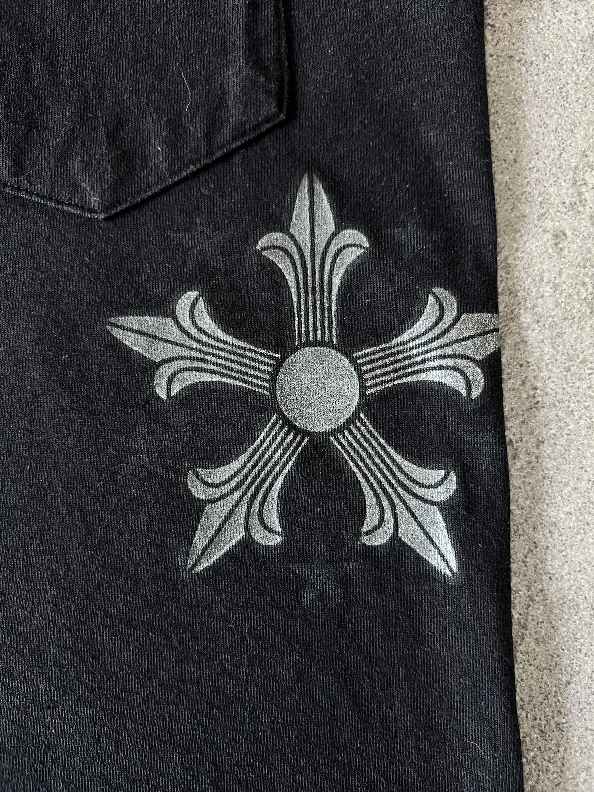 Chrome Hearts Cross Star Tee Black Small