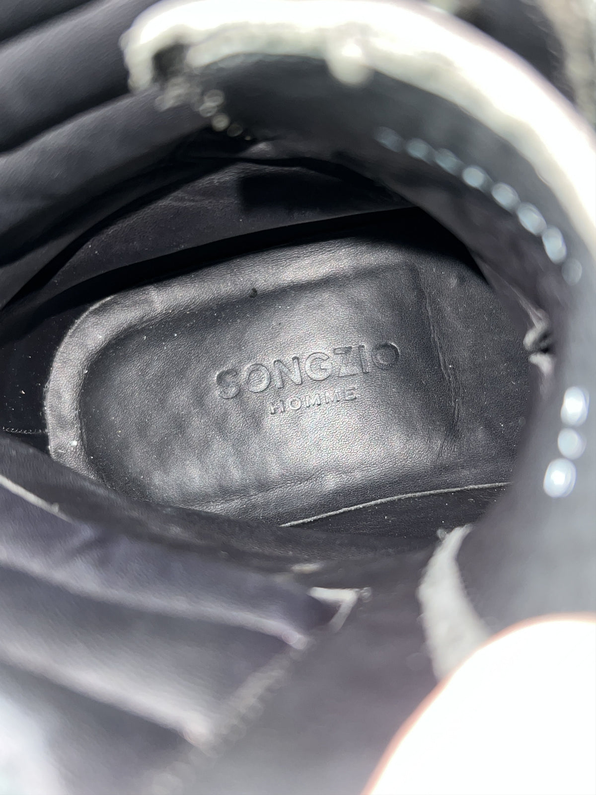 Songzio Homme Strap Combat Boots Vibram Sole