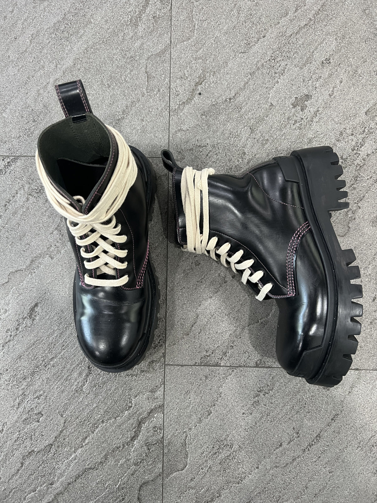 Balenciaga Strike Lace Up Boots EU39