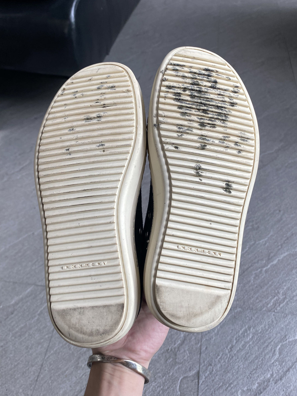 Rick Owens DRKSHDW Low Ramones Black Canvas
