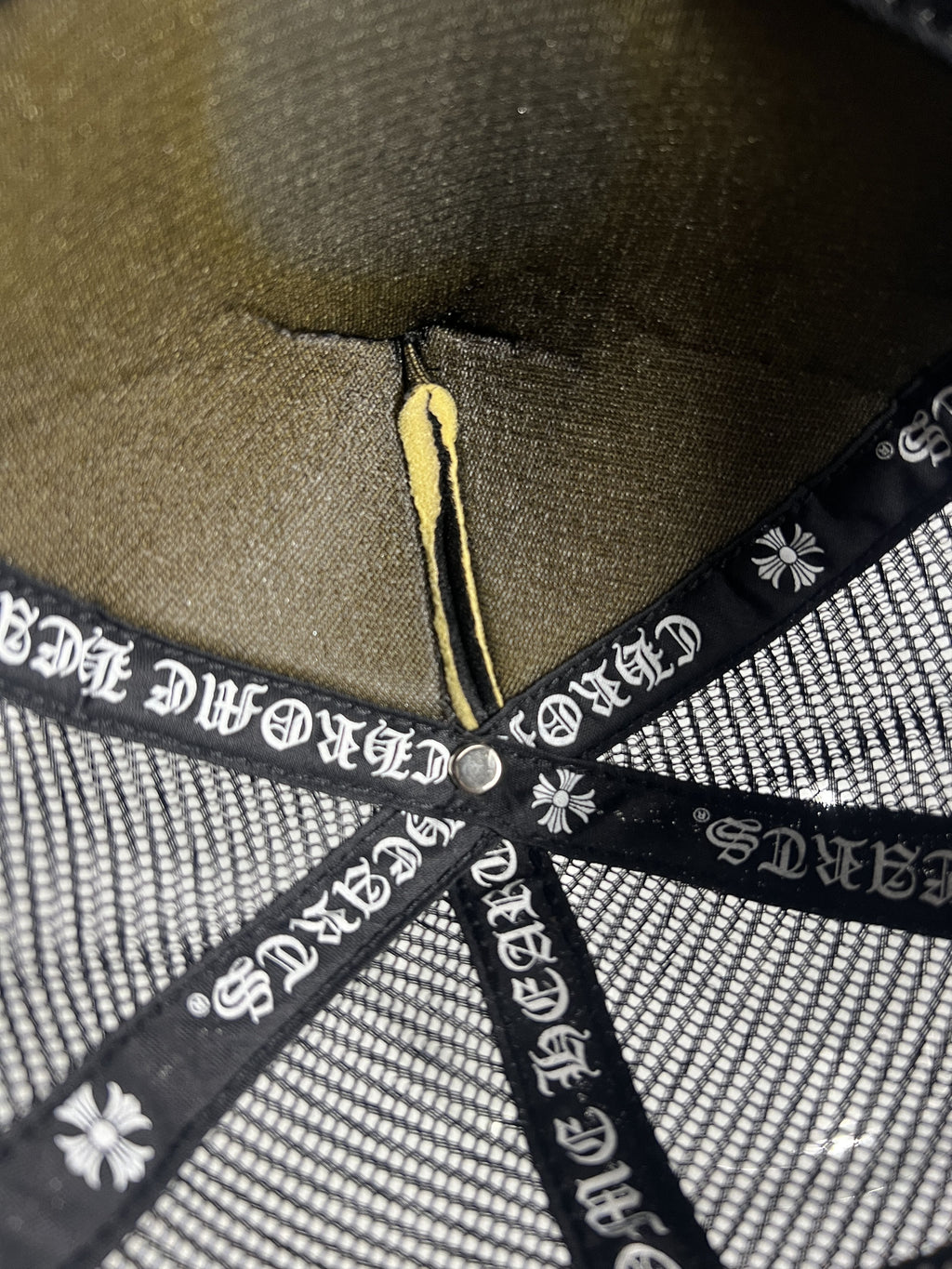 Chrome Hearts Anti Trucker Hat Sterling Silver USA