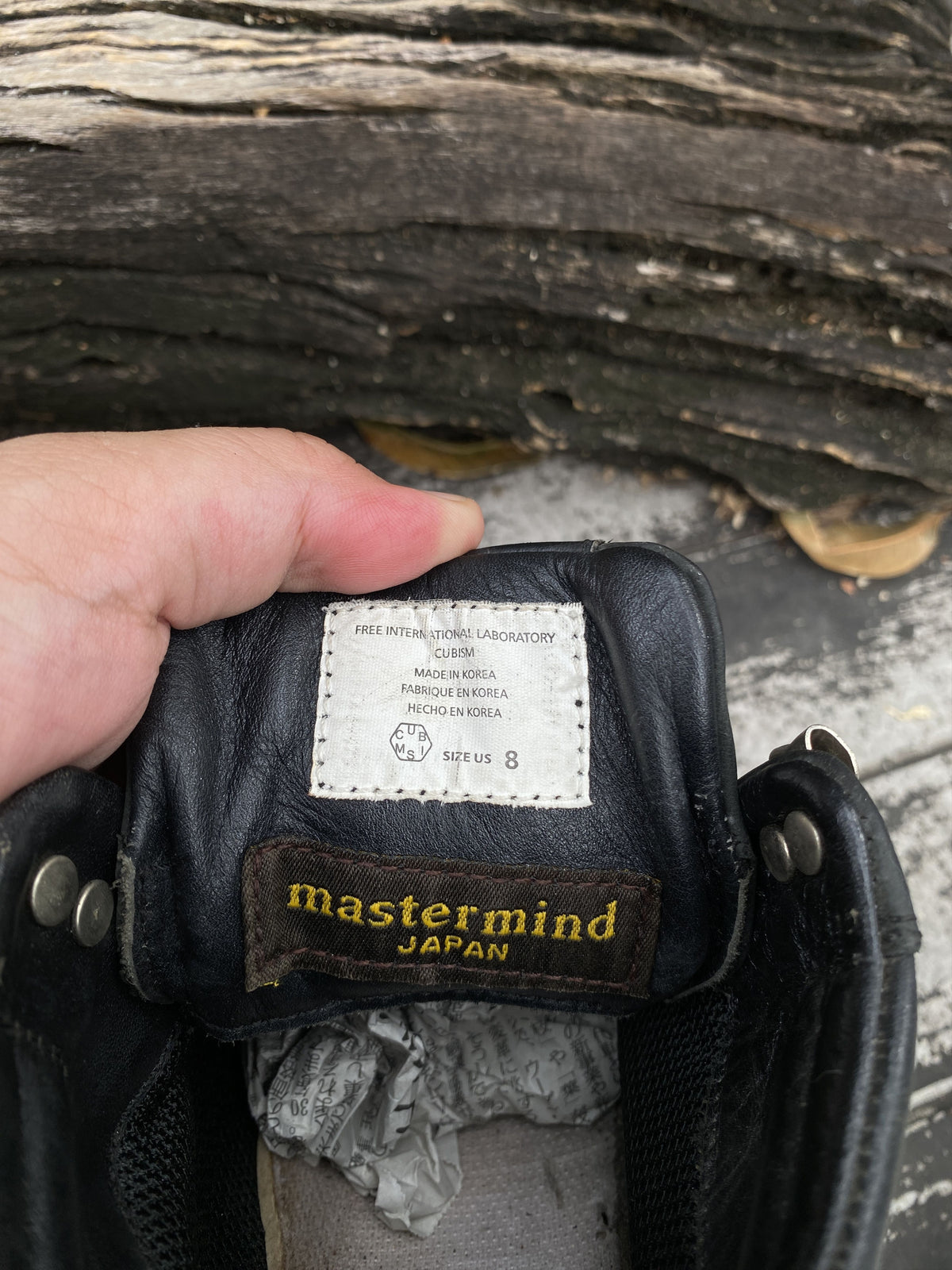 visvim x mastermind Japan Leather Hiking Boots 8