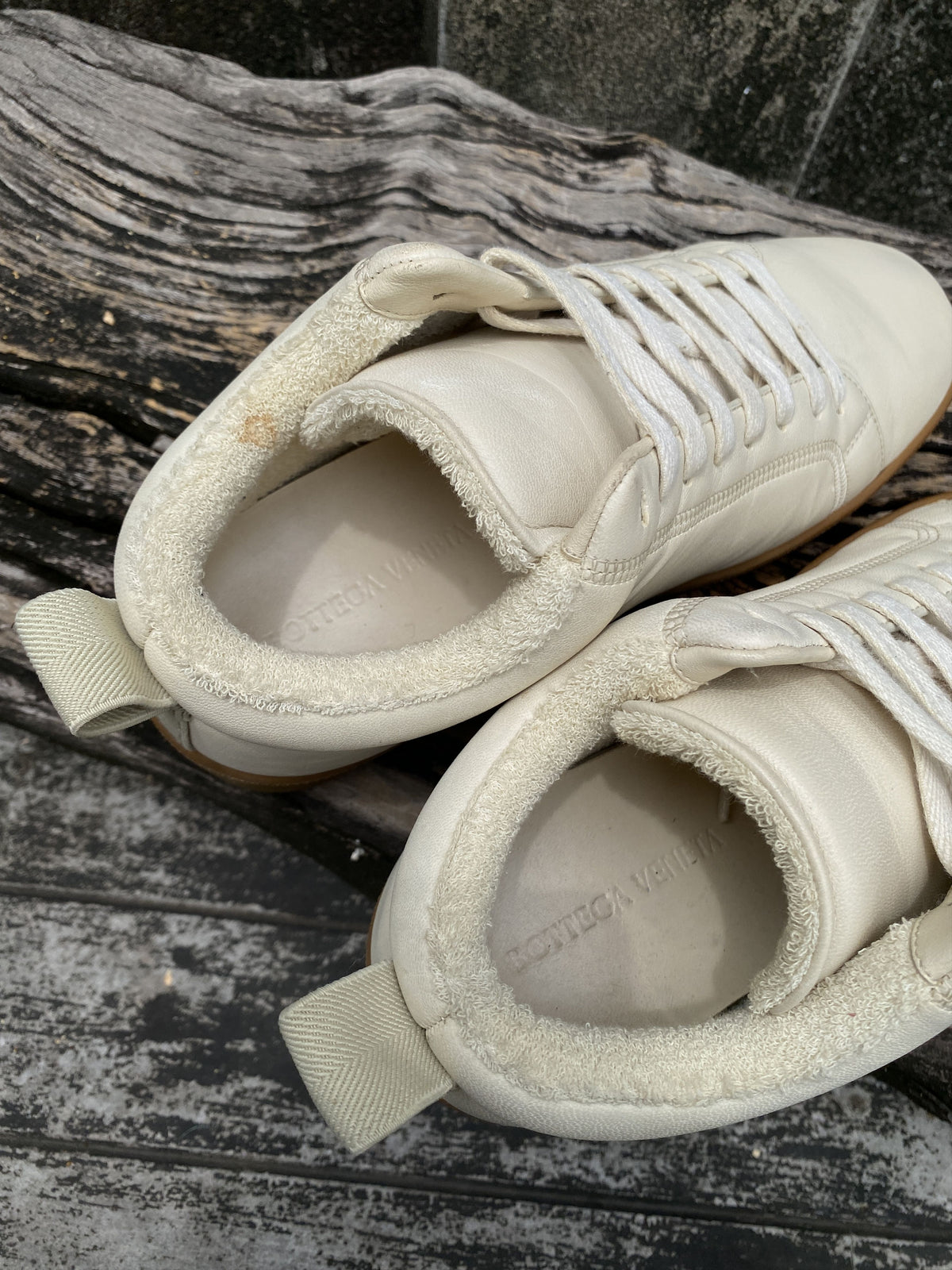 Bottega Veneta Leather Gum Sole Sneakers EU 41