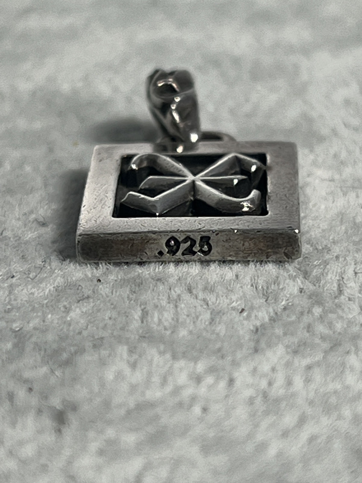 Chrome Hearts Square Cross Pendant 2002 .925 Silver