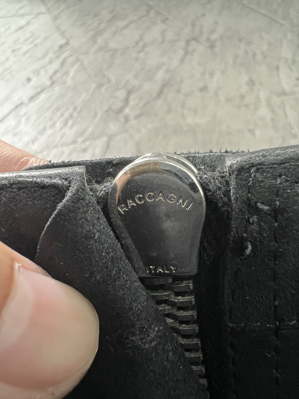 Rick Owens Distressed Leather Zip Boots Black EU41
