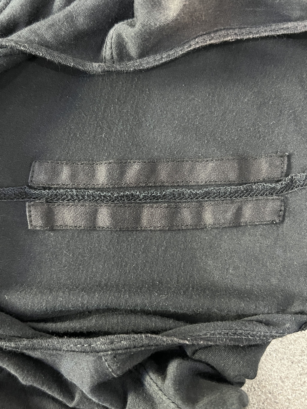 Rick Owens DRKSHDW Level Long Tee Black
