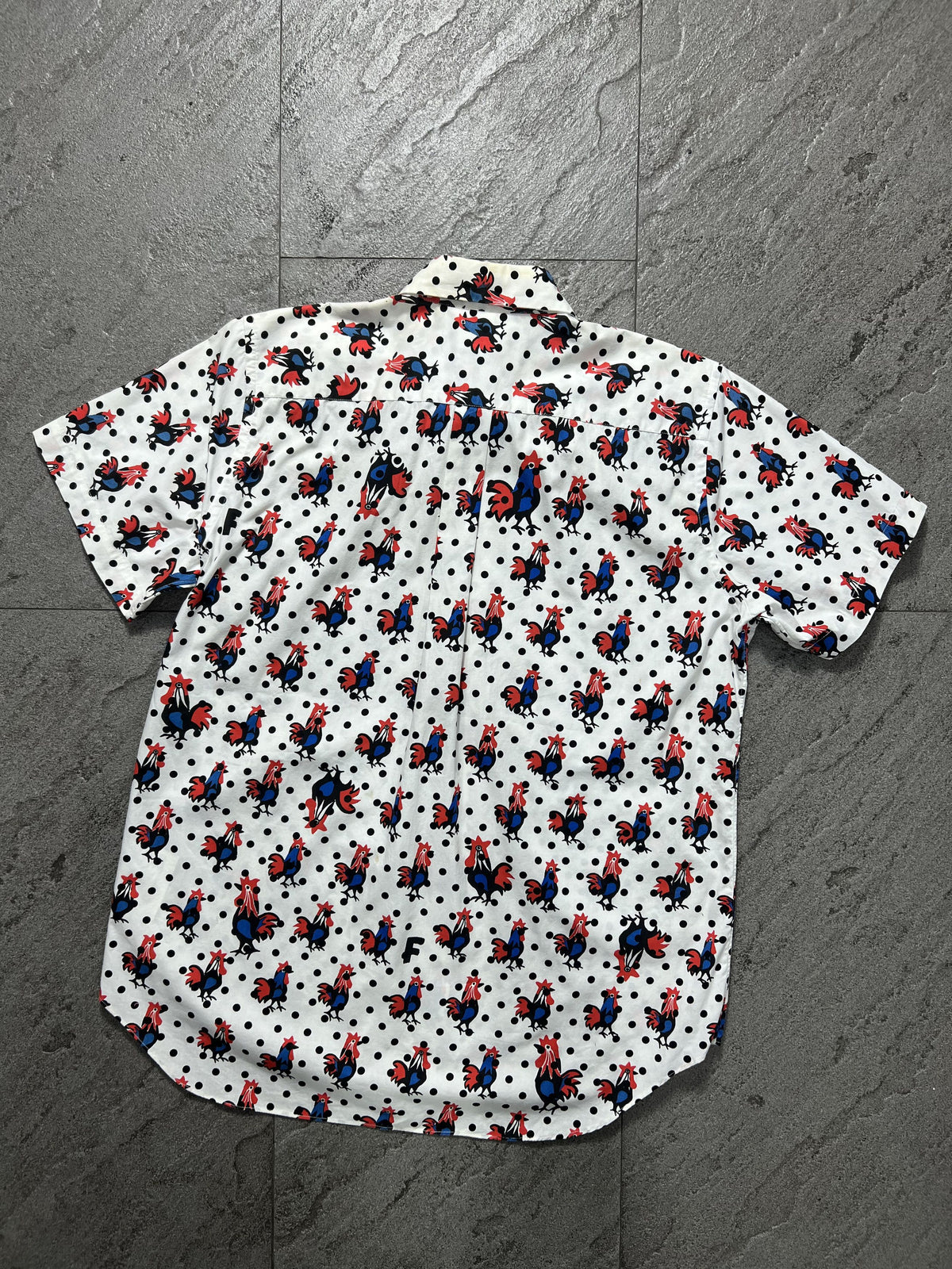Comme des Garçons Black Chicken Printed Dot Shirt