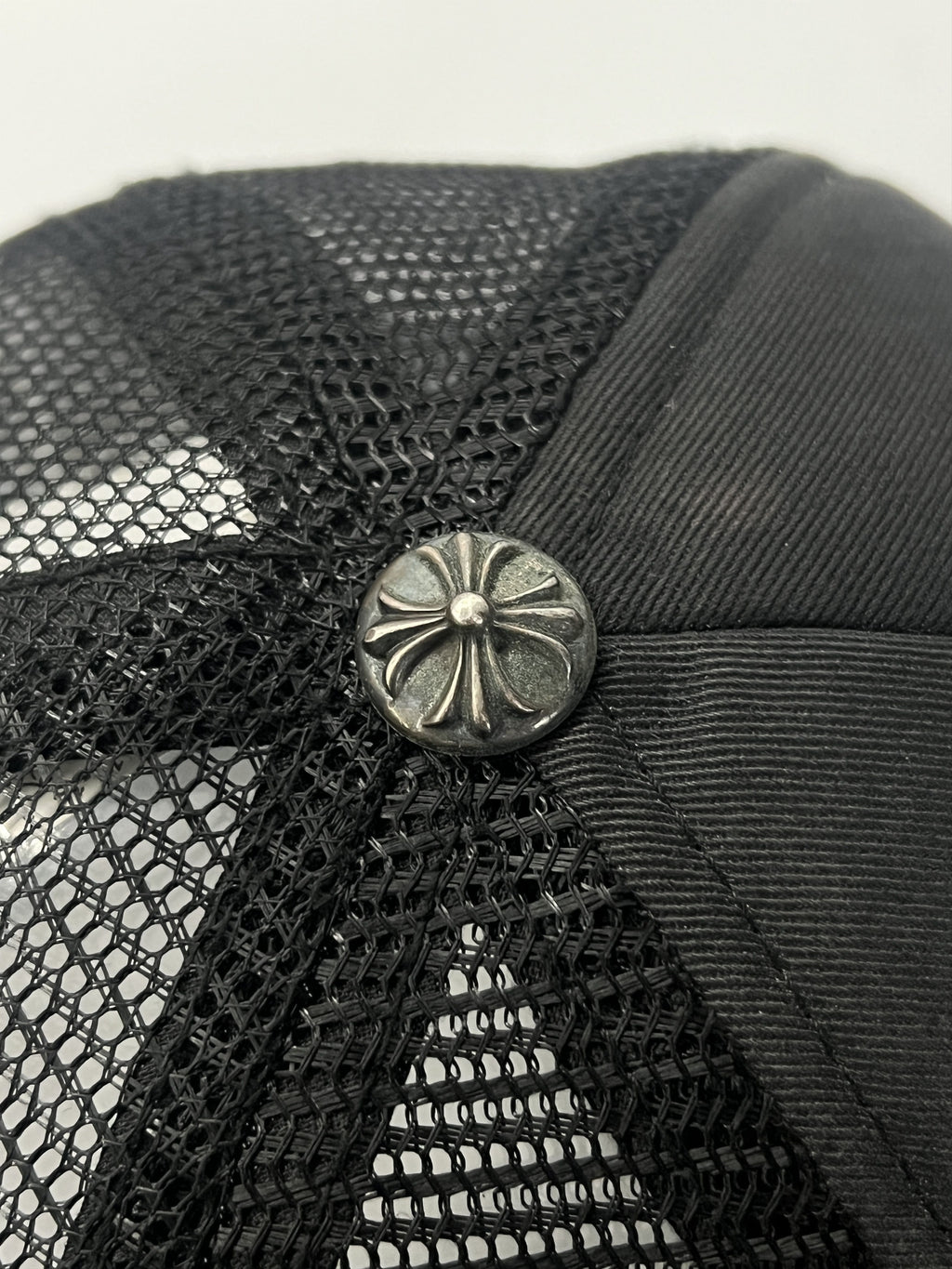 Chrome Hearts Cemetery Trucker Black Red OS