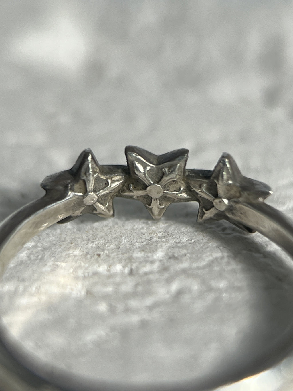 Chrome Hearts Triple Star Ring .925 Silver Size US4 / MM 47