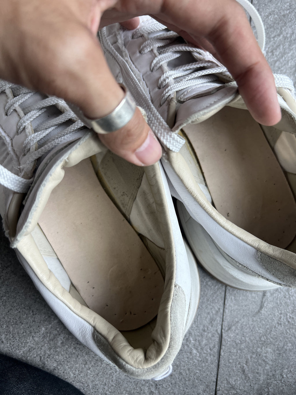 Maison Margiela Quilted Deconstructed Runner Sneakers EU42