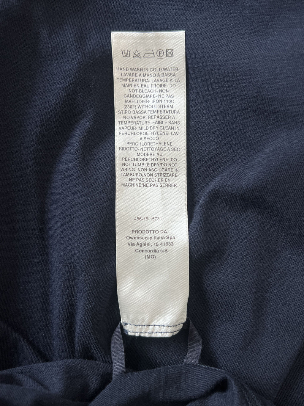 Rick Owens Lapis Blue Level Tee M