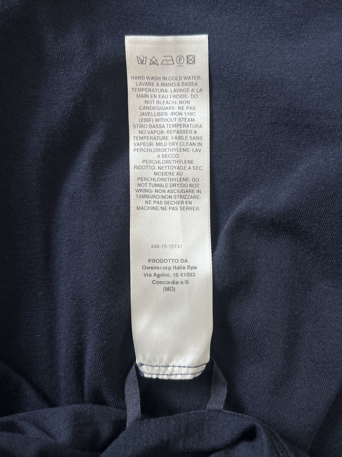 Rick Owens Lapis Blue Level Tee M
