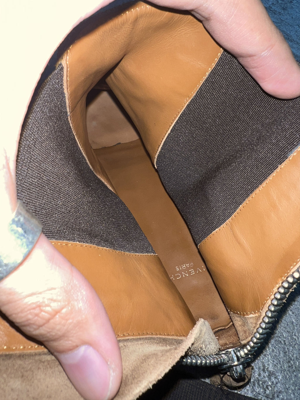 Givenchy Suede Chelsea Boots Brown 43