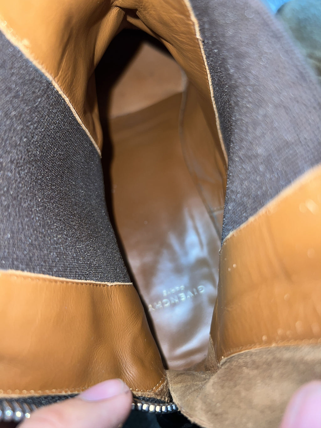 Givenchy Suede Chelsea Boots Brown 43
