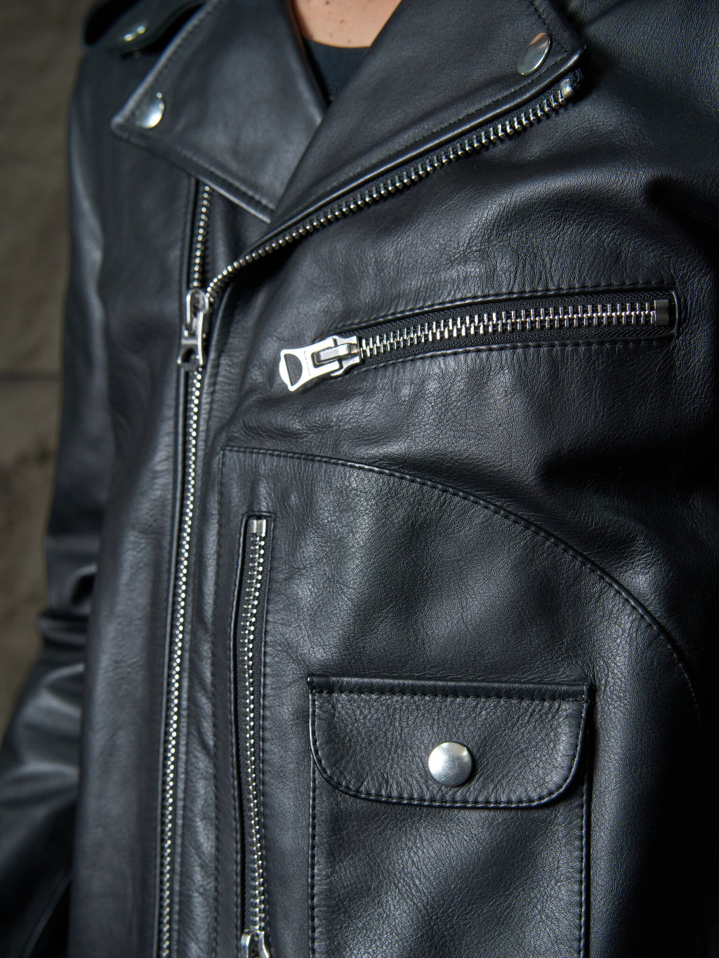 Acne Studios Leather Biker Jacket