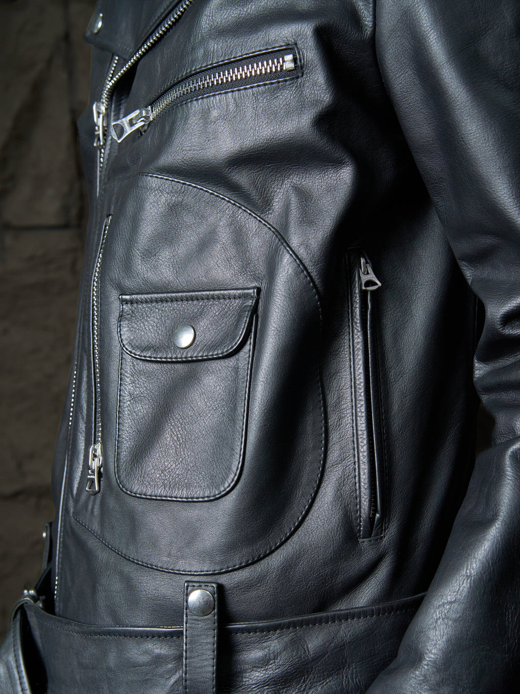 Acne Studios Leather Biker Jacket