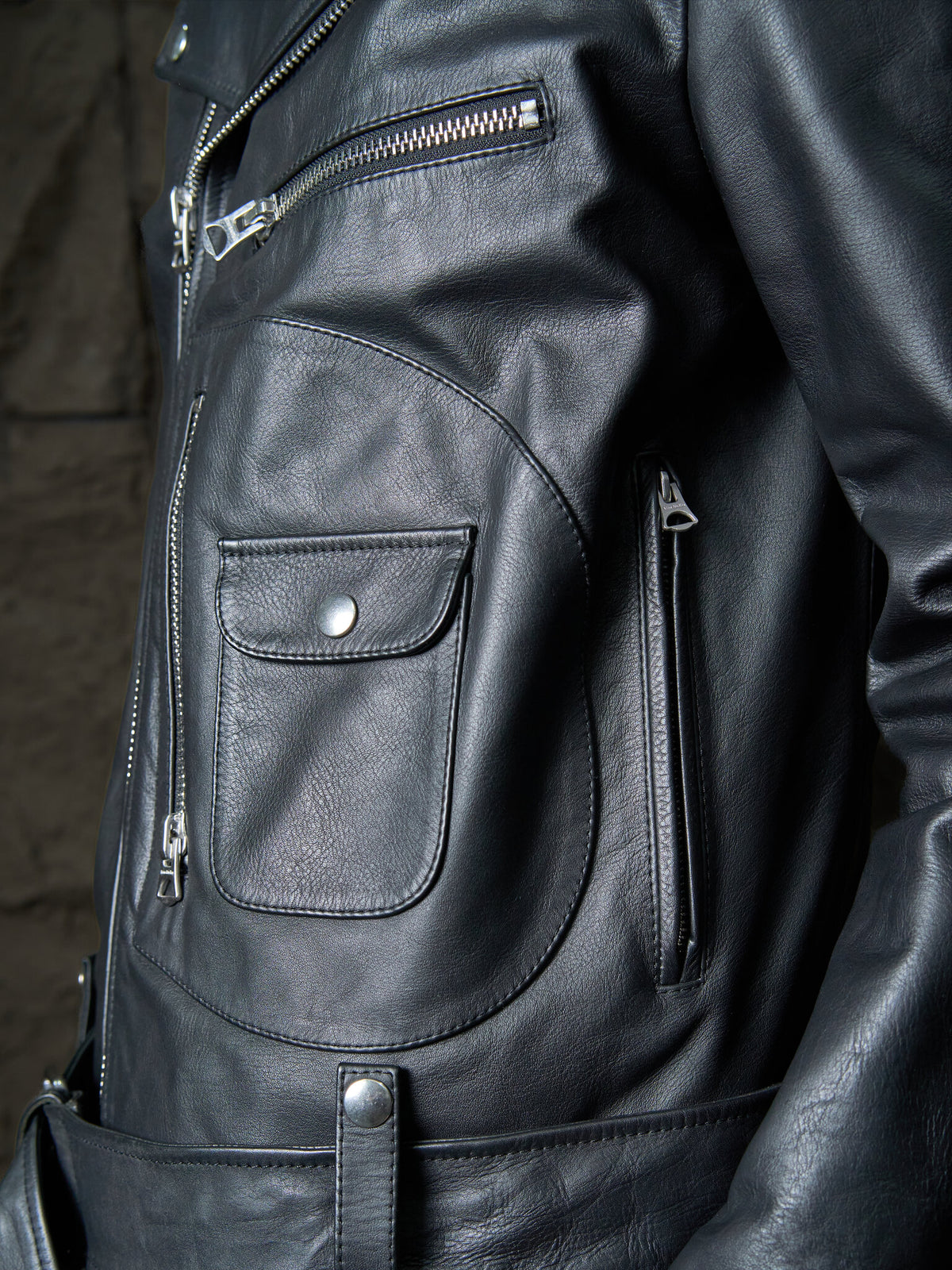Acne Studios Leather Biker Jacket