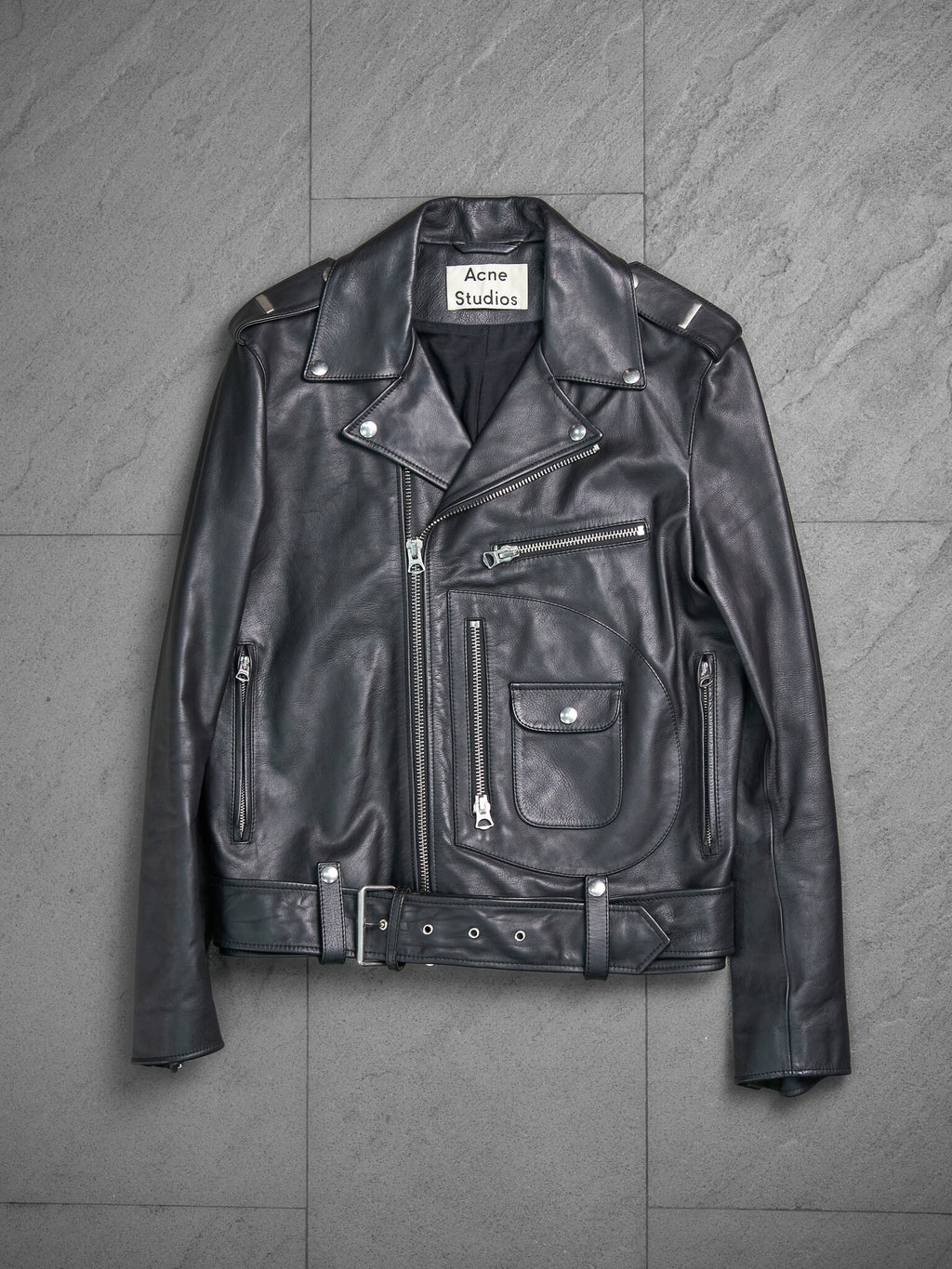 Acne Studios Leather Biker Jacket