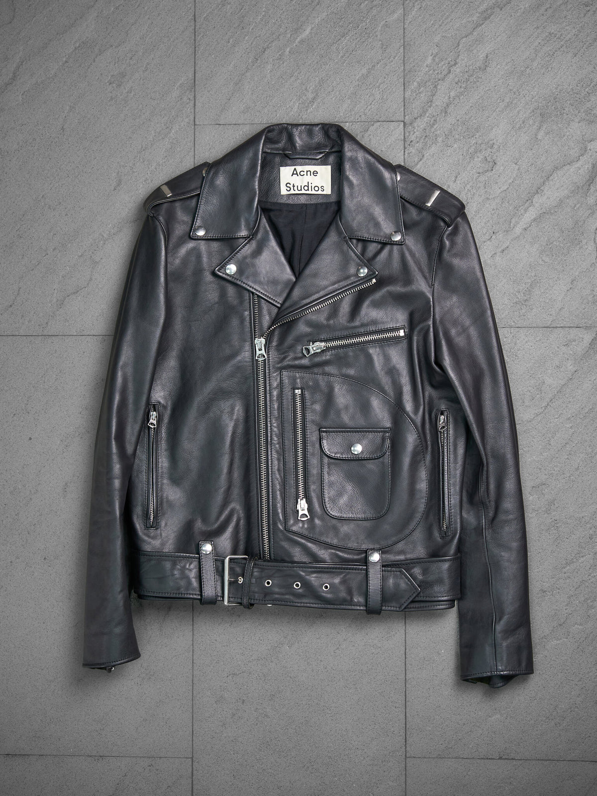 Acne Studios Leather Biker Jacket