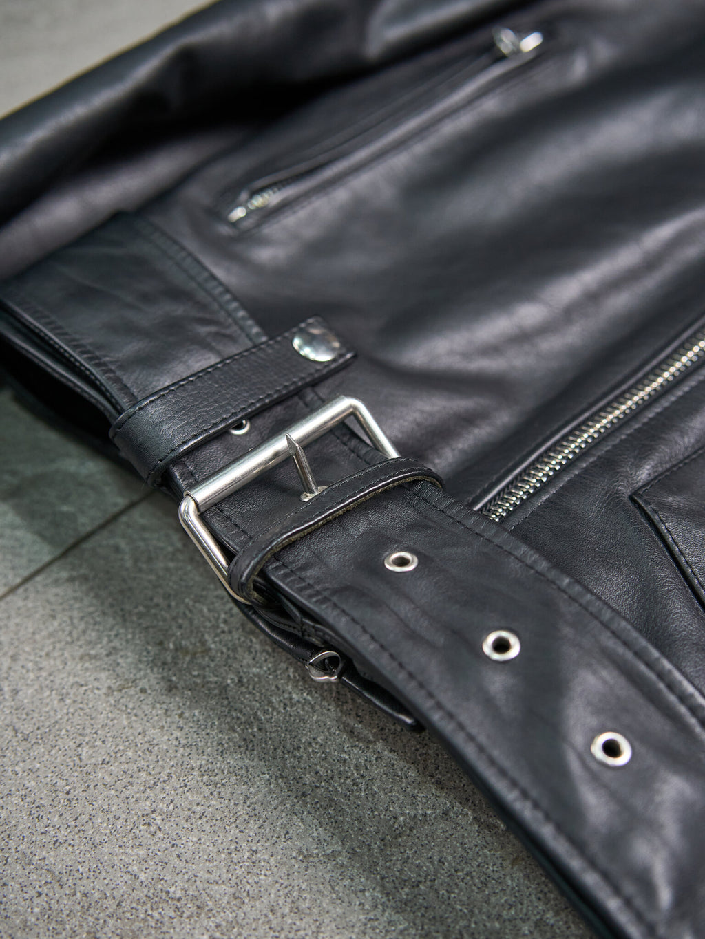 Acne Studios Leather Biker Jacket