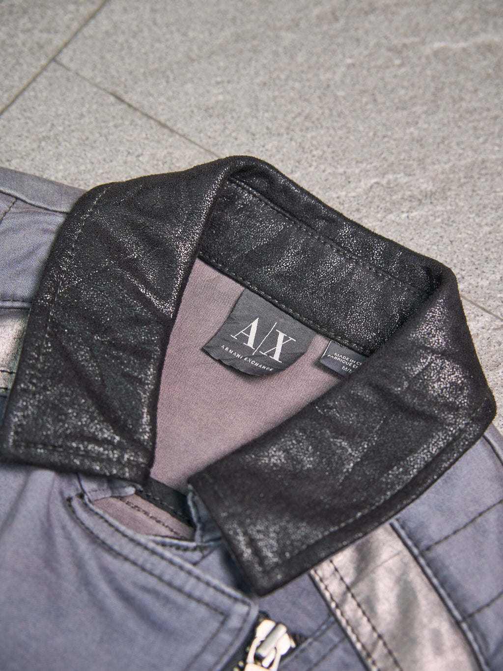 Vintage Armani Exchange Biker Jacket