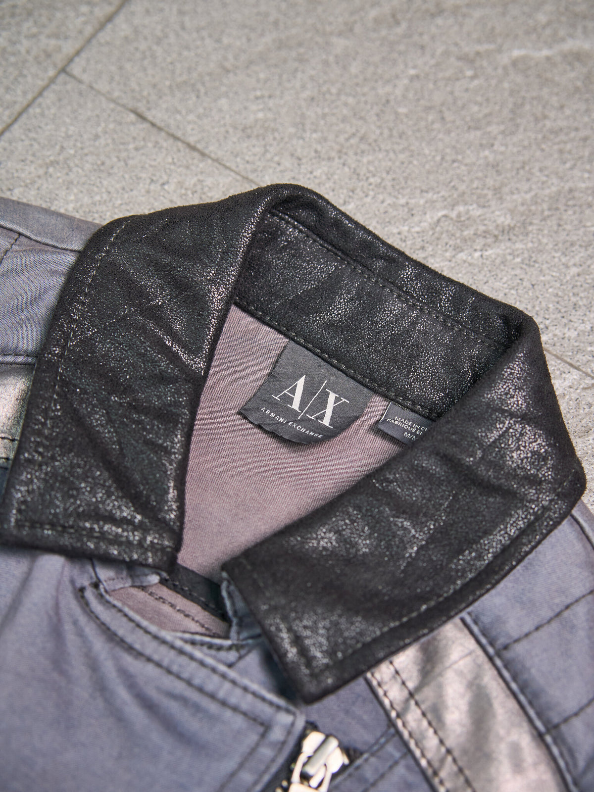 Vintage Armani Exchange Biker Jacket