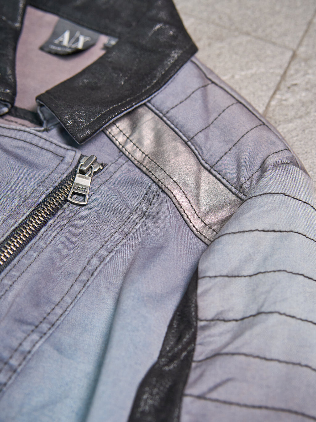 Vintage Armani Exchange Biker Jacket
