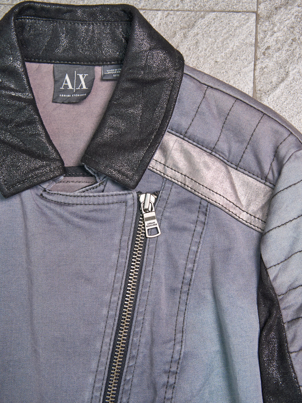 Vintage Armani Exchange Biker Jacket