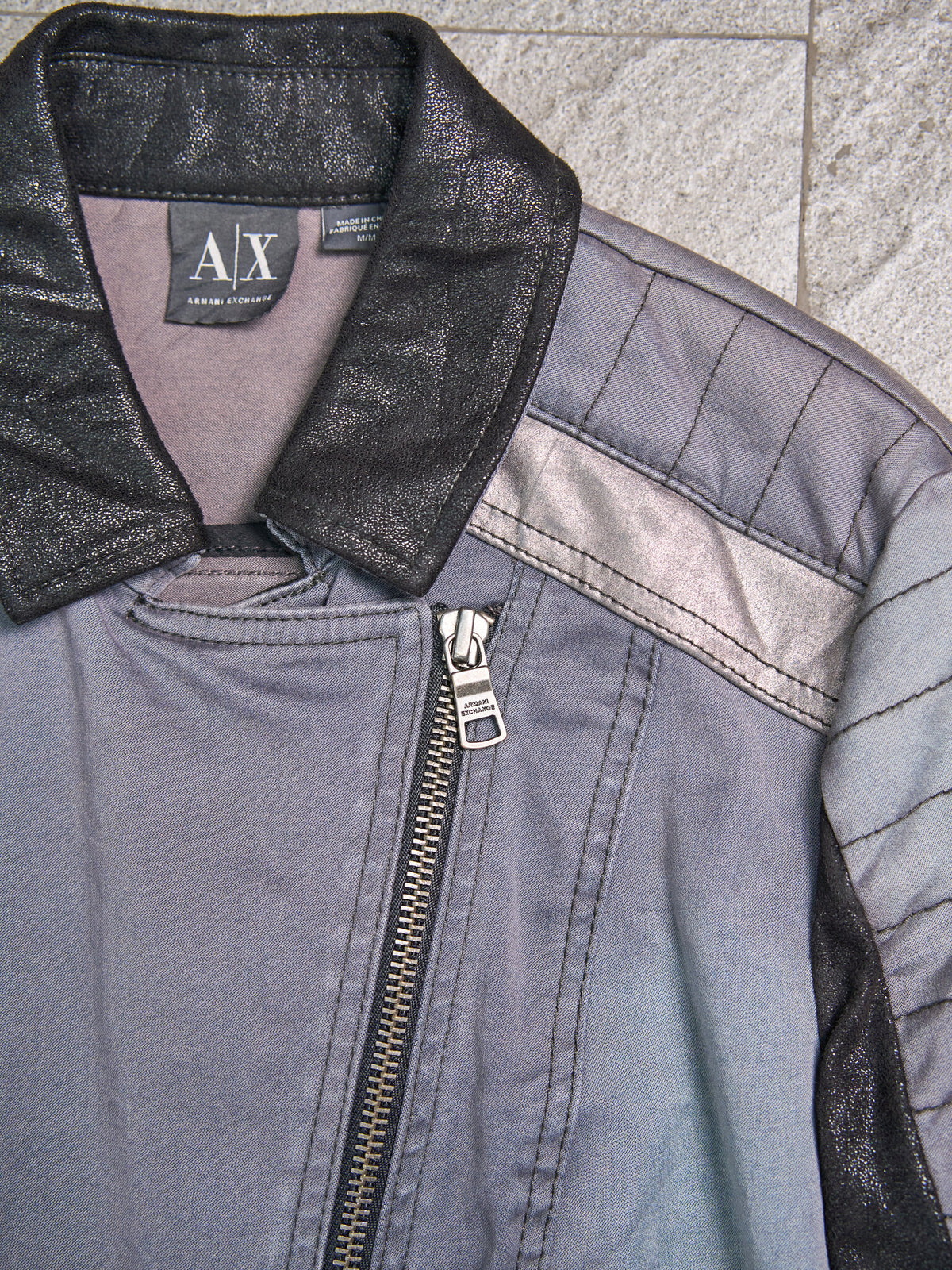 Vintage Armani Exchange Biker Jacket