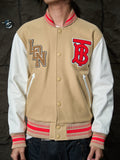 Burberry Wool & Leather Padfield Bomber Jacket Riccardo Tisci