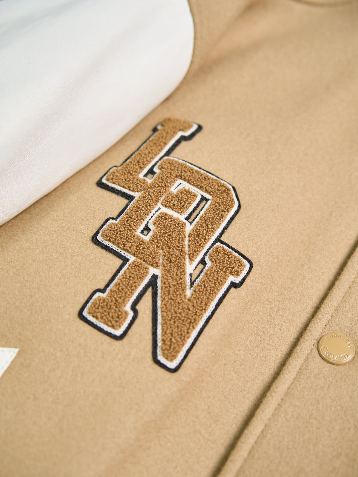 Burberry Wool & Leather Padfield Bomber Jacket Riccardo Tisci