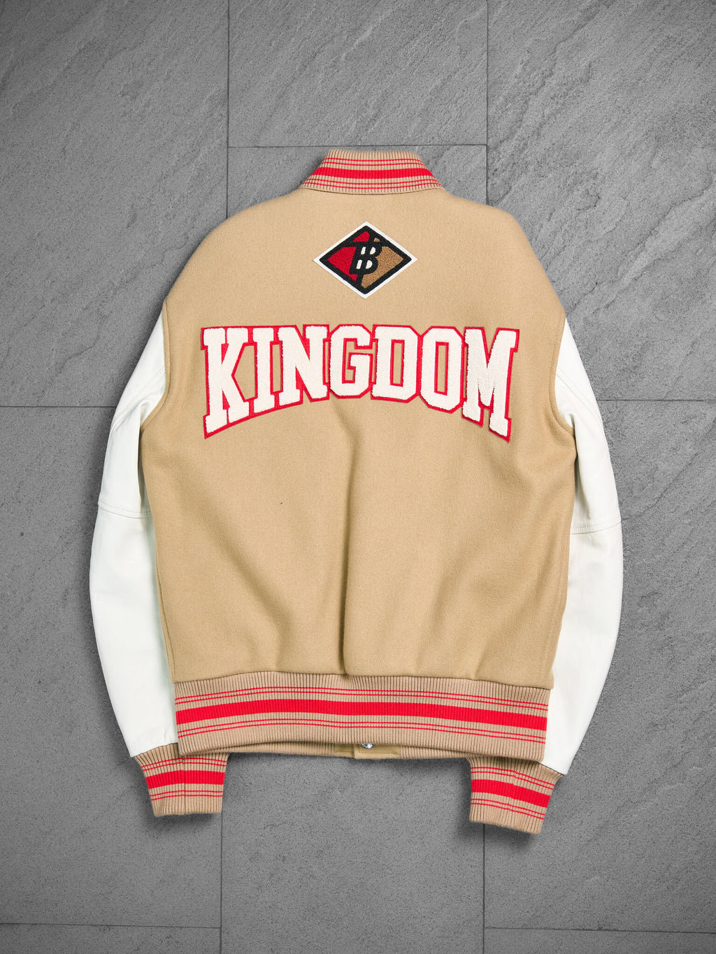 Burberry Wool & Leather Padfield Bomber Jacket Riccardo Tisci