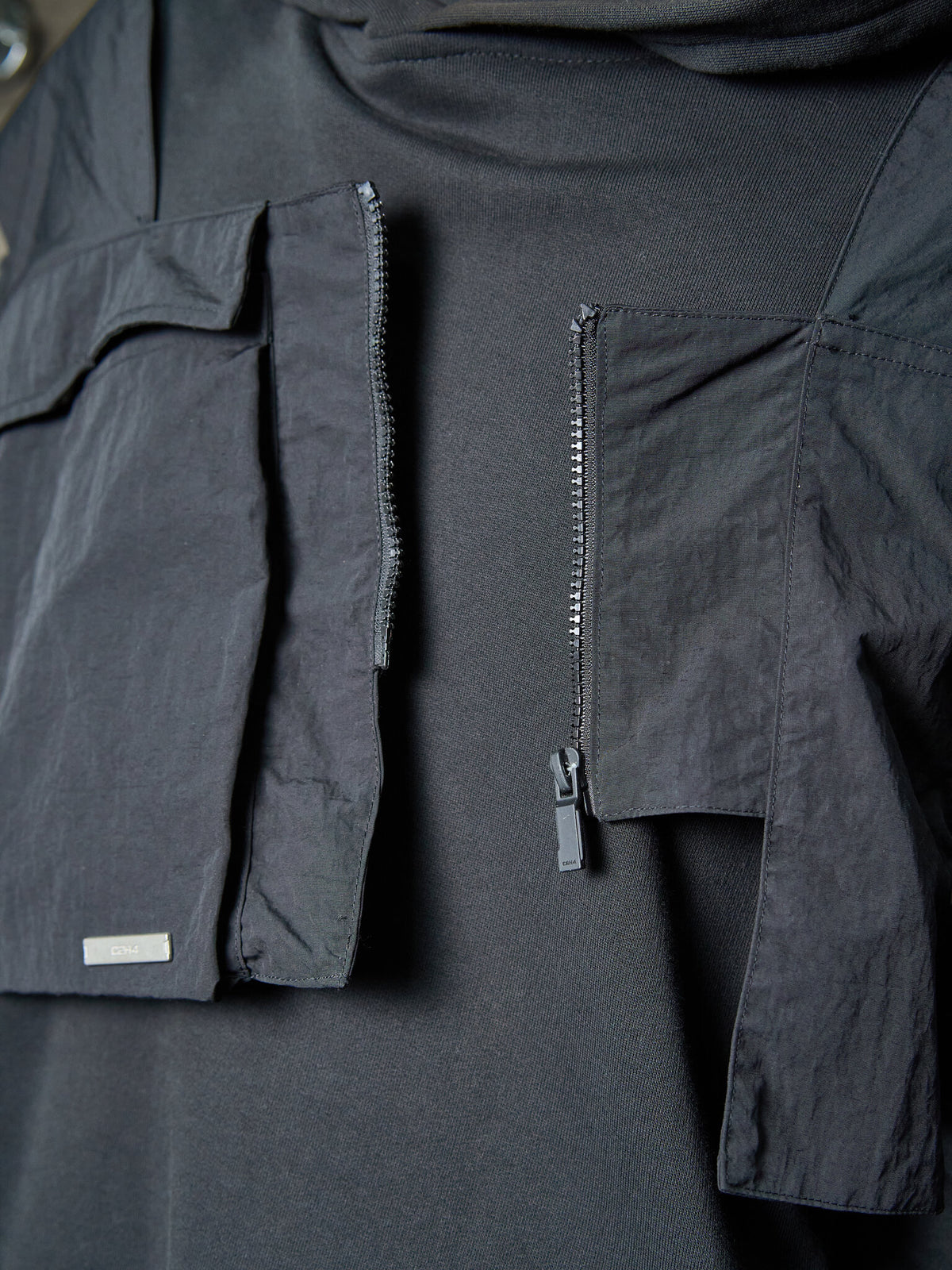 C2H4 Trailblazer Deconstructed Layered Hoodie SS2020