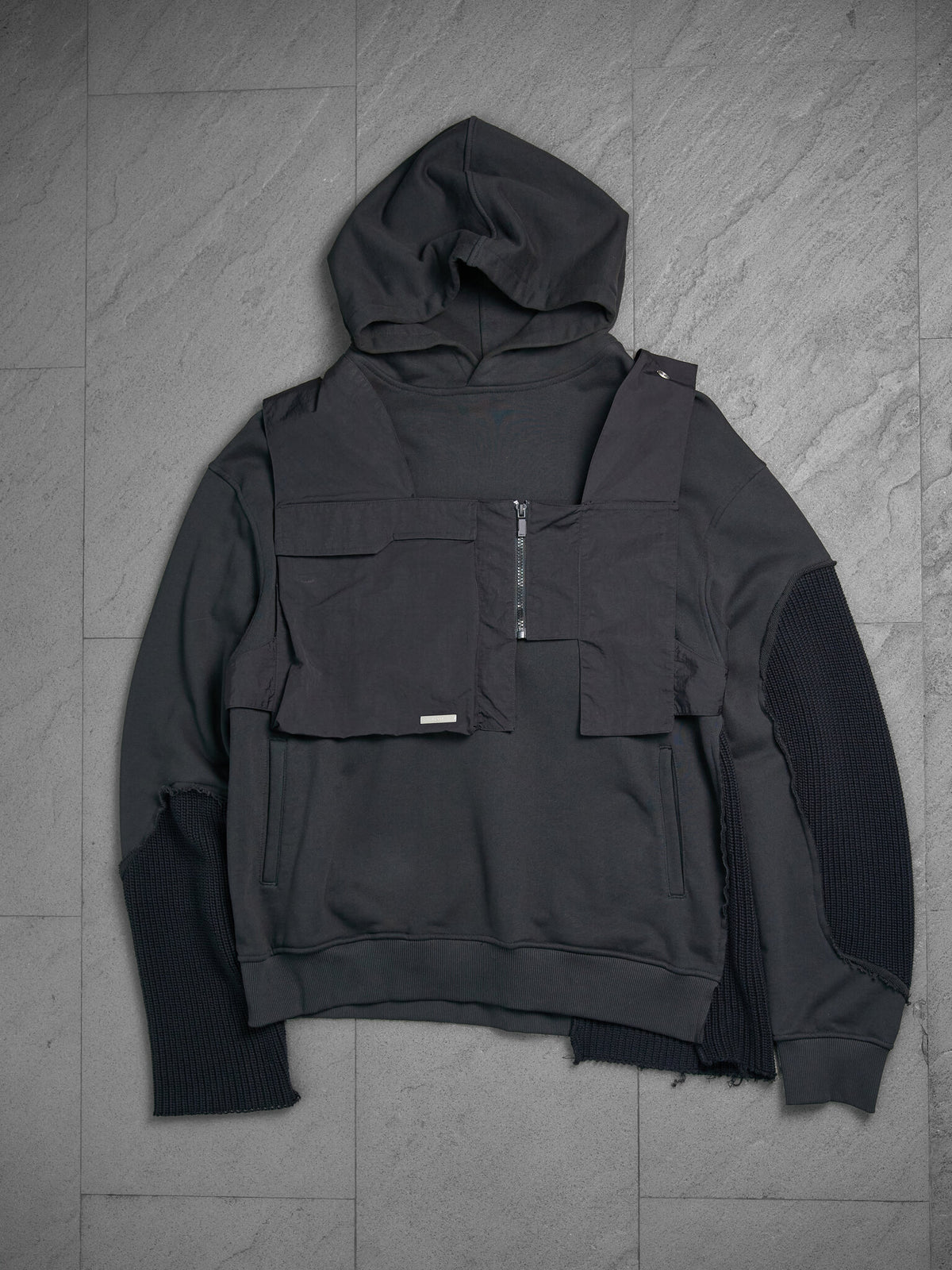 C2H4 Trailblazer Deconstructed Layered Hoodie SS2020
