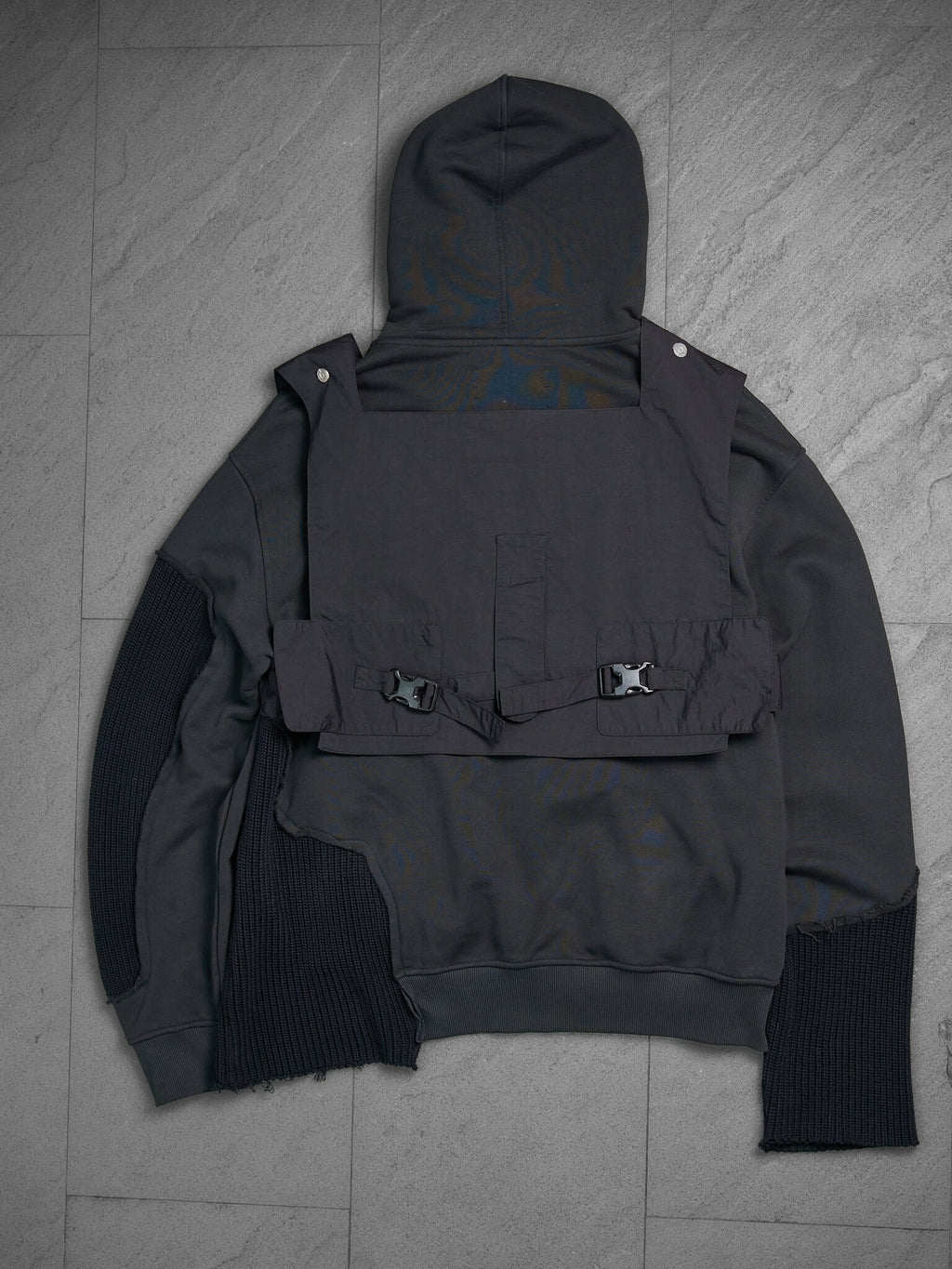 C2H4 Trailblazer Deconstructed Layered Hoodie SS2020
