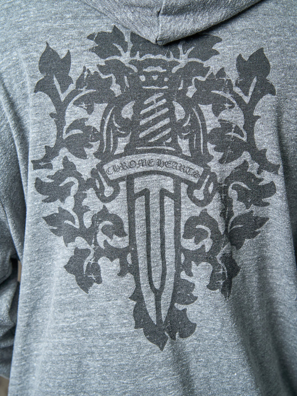 Chrome Hearts Floral Dagger Zip Up Hoodie