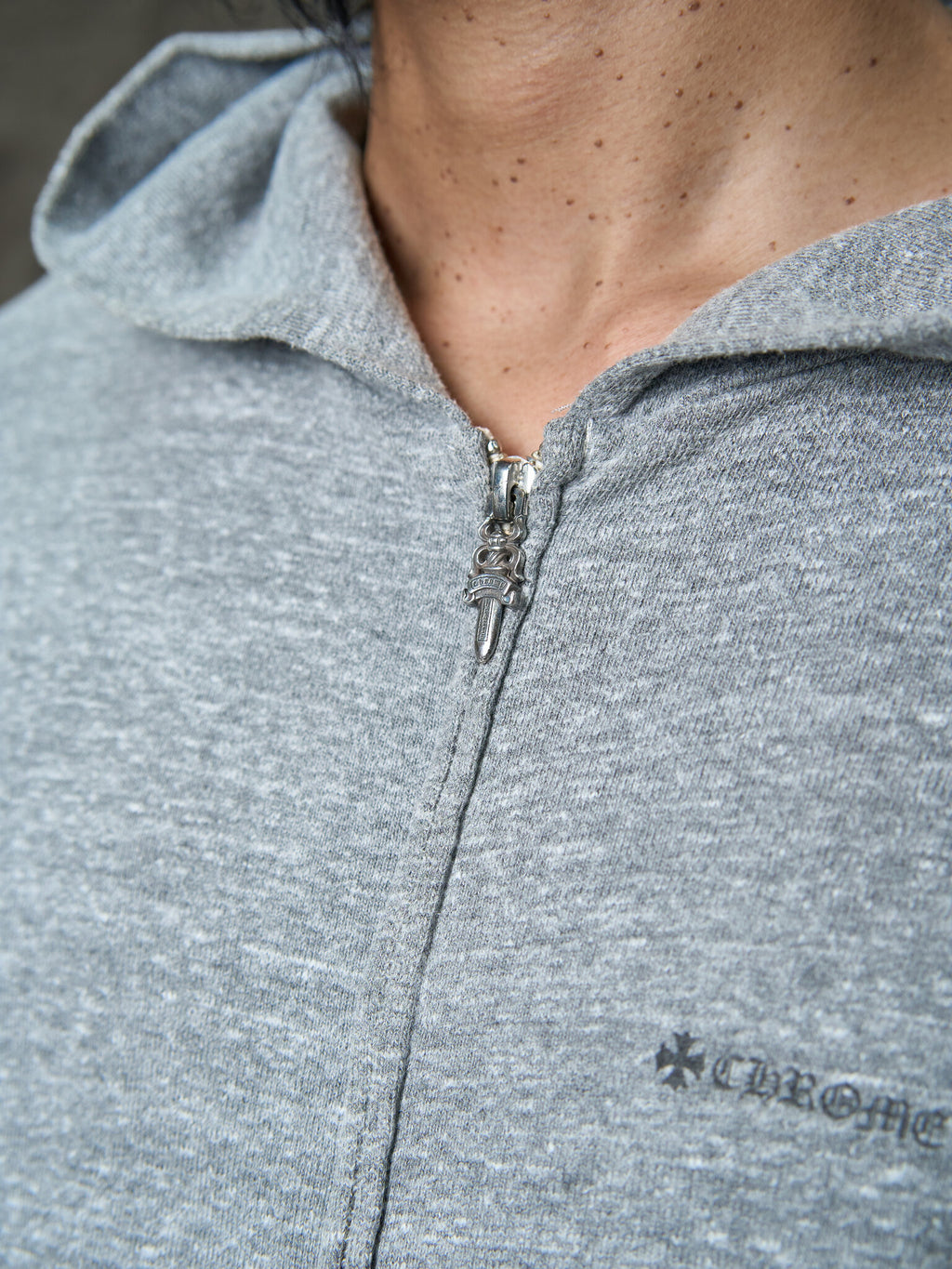 Chrome Hearts Floral Dagger Zip Up Hoodie