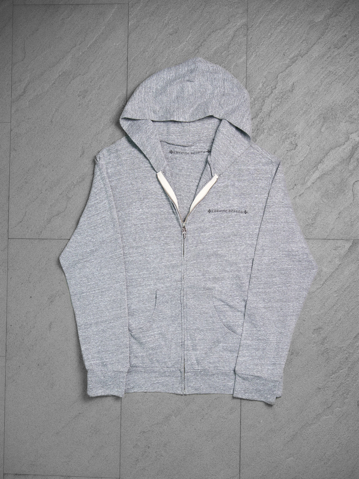 Chrome Hearts Floral Dagger Zip Up Hoodie