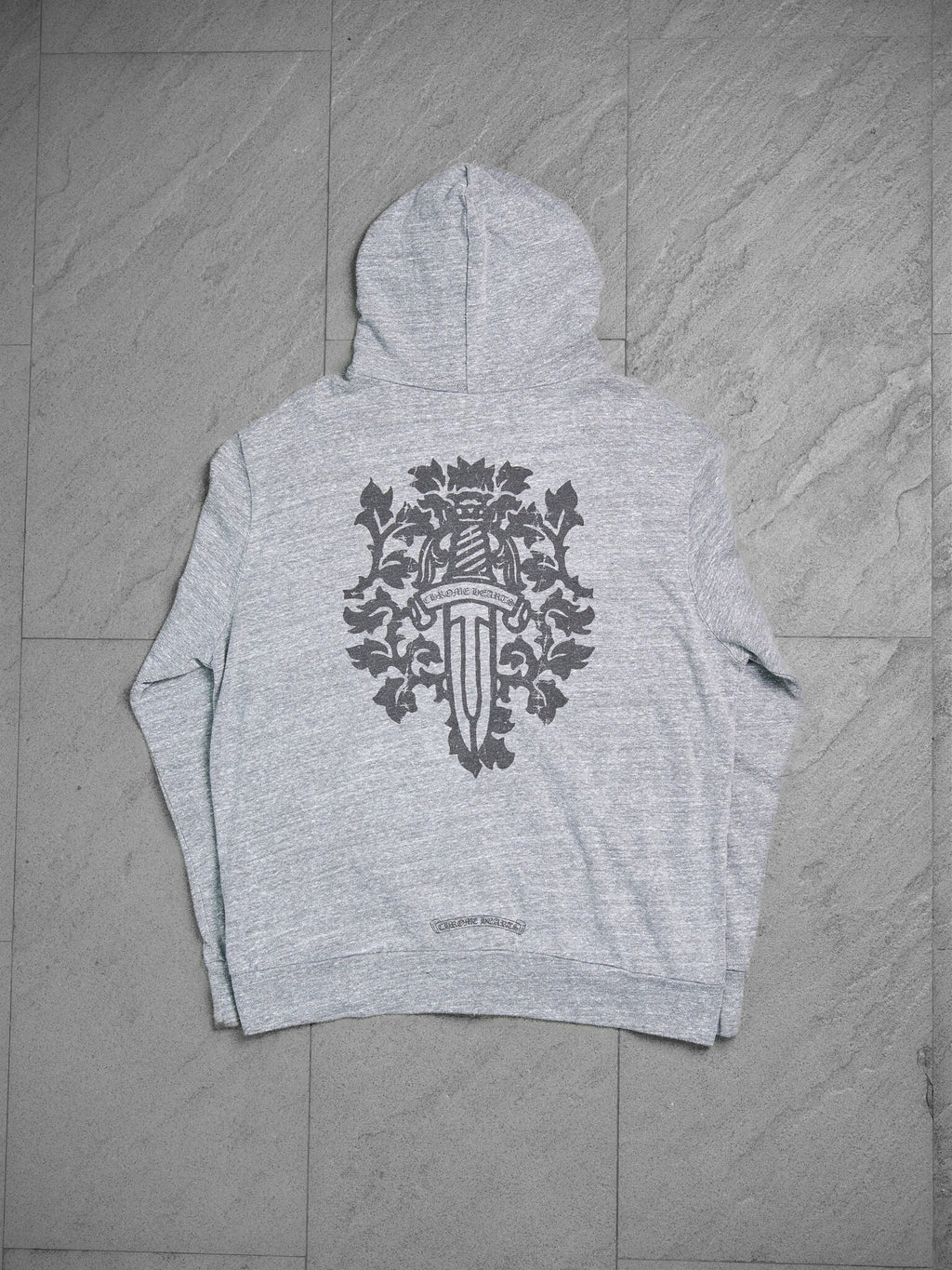 Chrome Hearts Floral Dagger Zip Up Hoodie