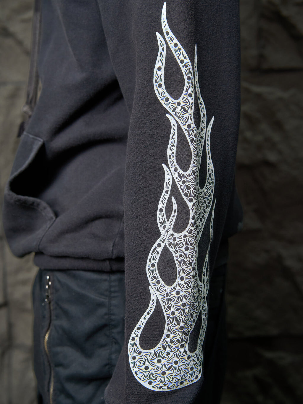 Chrome Hearts Flames Hoodie