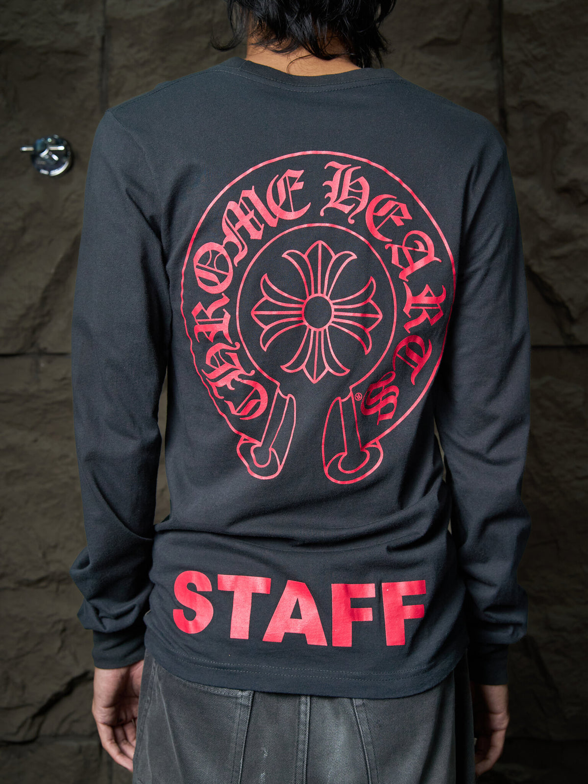 Chrome Hearts Horseshoe Staff Long Sleeve Tee